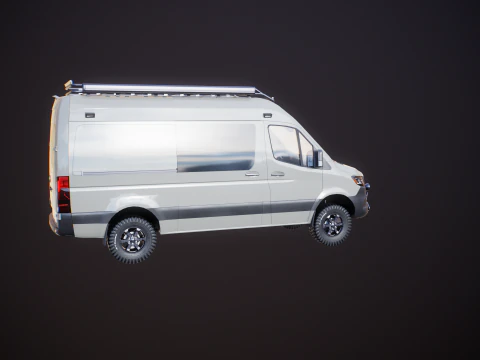 Camper terrestre Mercedes Sprinter 4x4 Modello 3D