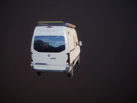 Camper terrestre Mercedes Sprinter 4x4 Modello 3D