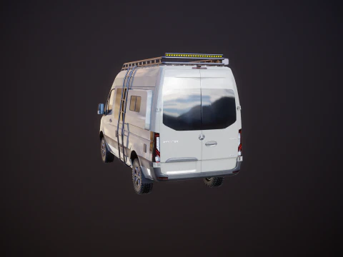 Camper terrestre Mercedes Sprinter 4x4 Modello 3D