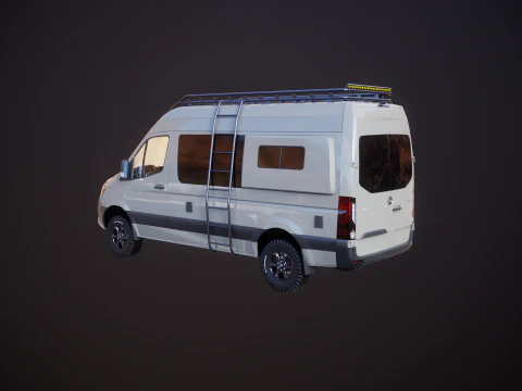 Camper terrestre Mercedes Sprinter 4x4 Modello 3D