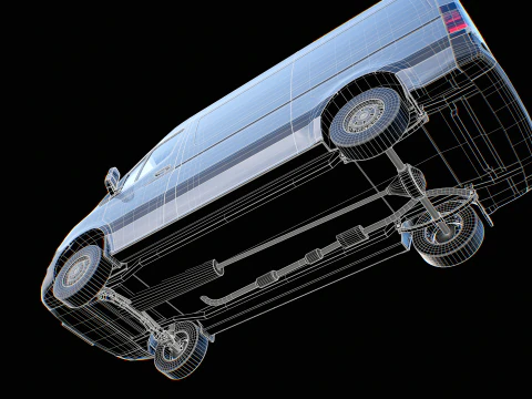 Mercedes Sprinter 4x4 US spec 3D Model