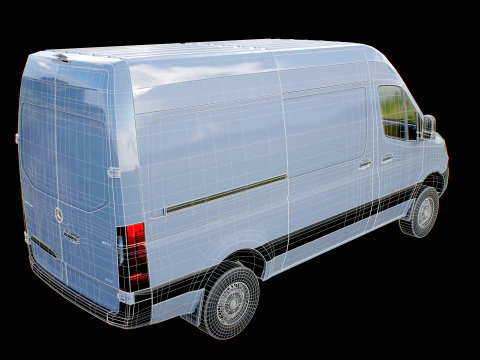 Mercedes Sprinter 4x4 US spec 3D Model