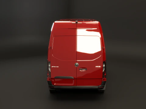 Mercedes Sprinter Tetto Alto Modello 3D
