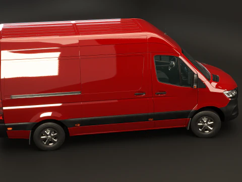 Mercedes Sprinter Tetto Alto Modello 3D