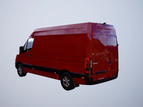 Mercedes Sprinter Tetto Alto Modello 3D