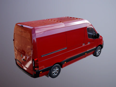 Mercedes Sprinter Tetto Alto Modello 3D