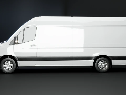 Mercedes Sprinter High Roof Long 3D Model