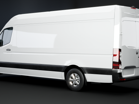 Mercedes Sprinter Tetto Alto Lungo Modello 3D