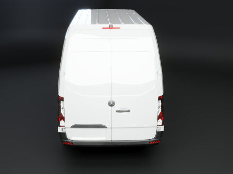 Mercedes Sprinter Tetto Alto Lungo Modello 3D