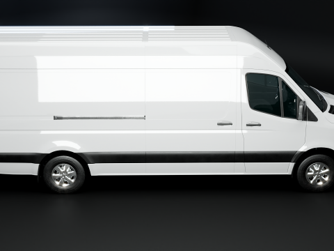 Mercedes Sprinter Tetto Alto Lungo Modello 3D