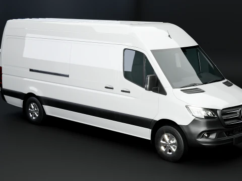 Mercedes Sprinter High Roof Long 3D Model