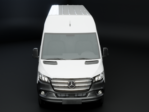 Mercedes Sprinter Tetto Alto Lungo Modello 3D