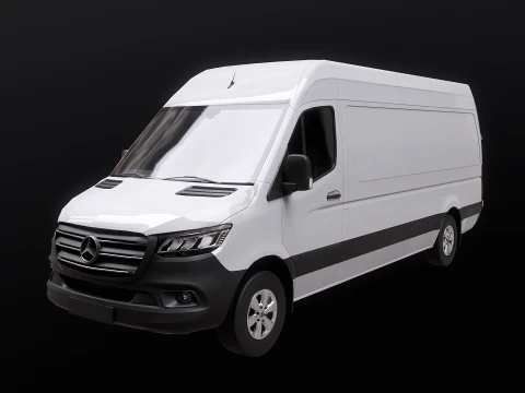 Mercedes Sprinter High Roof Long 3D Model