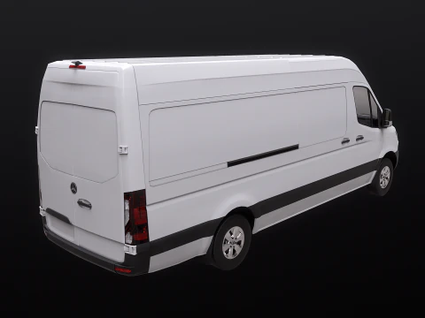 Mercedes Sprinter High Roof Long 3D Model