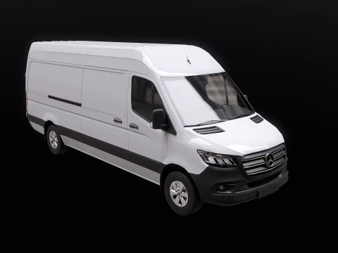 Mercedes Sprinter High Roof Long 3D Model