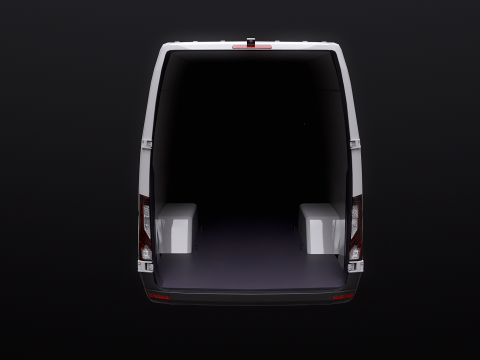 Mercedes Sprinter Tetto Alto Lungo Modello 3D