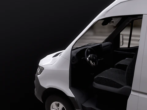 Mercedes Sprinter High Roof Long 3D Model