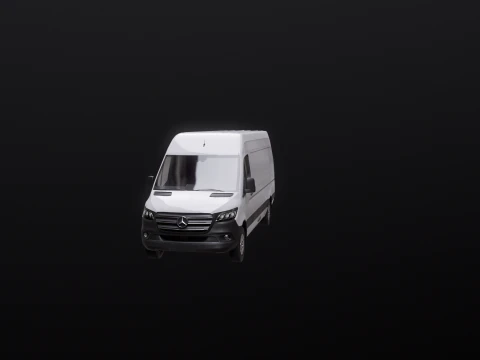 Mercedes Sprinter High Roof Long 3D Model