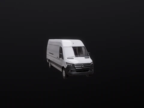 Mercedes Sprinter High Roof Long 3D Model