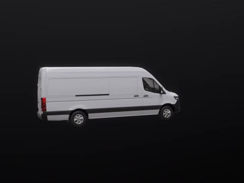 Mercedes Sprinter High Roof Long 3D Model