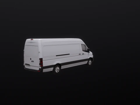 Mercedes Sprinter High Roof Long 3D Model