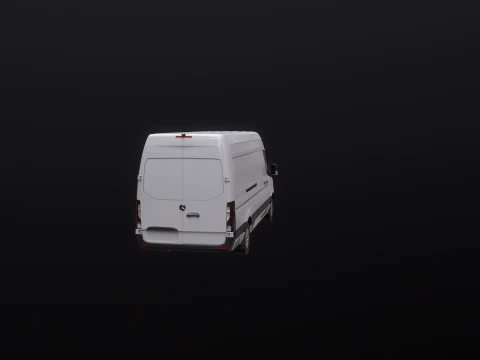 Mercedes Sprinter High Roof Long 3D Model