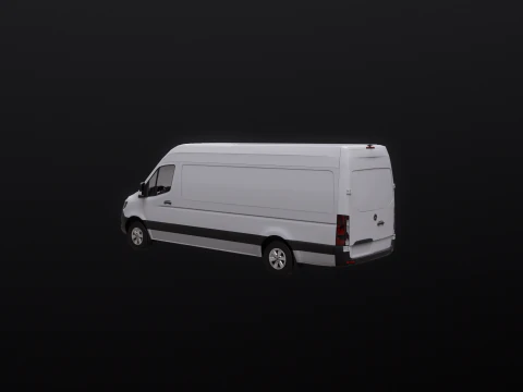 Mercedes Sprinter High Roof Long 3D Model