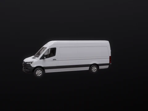 Mercedes Sprinter High Roof Long 3D Model