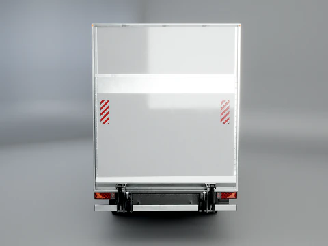 Mercedes Sprinter Tail Lift Box Van 3D Model