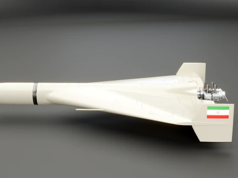 Shahed 136 Iran UAV Drone 3D Model