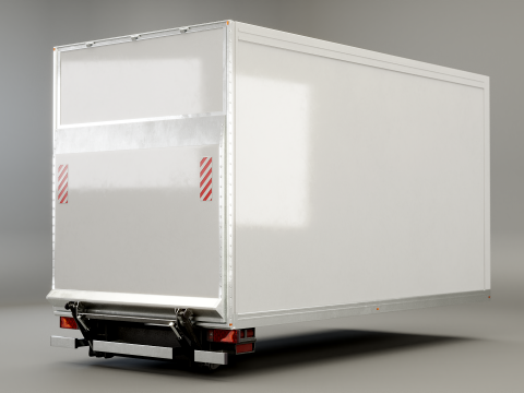 Laadlift Box Van Structuur 3D Model