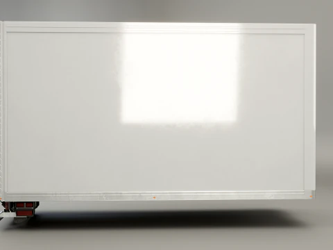 Estrutura da van com caixa elevat&oacute;ria traseira Modelo 3D