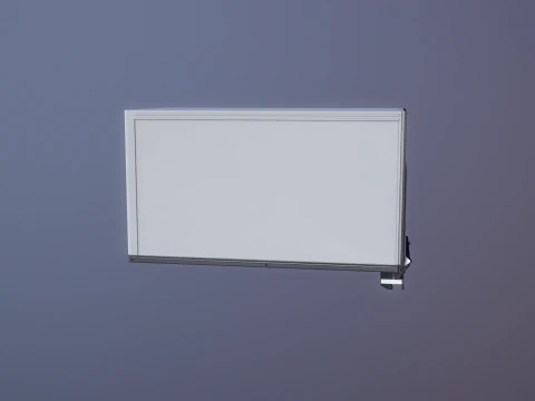 Estrutura da van com caixa elevat&oacute;ria traseira Modelo 3D