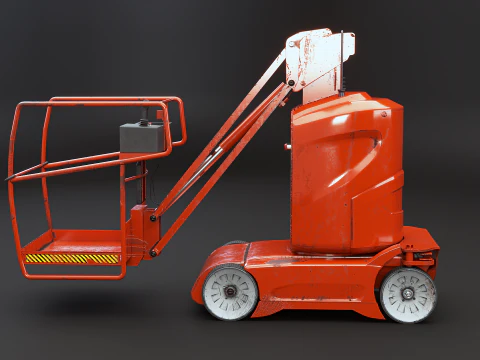 Used Electric Warehouse Boom Lift 3D Model