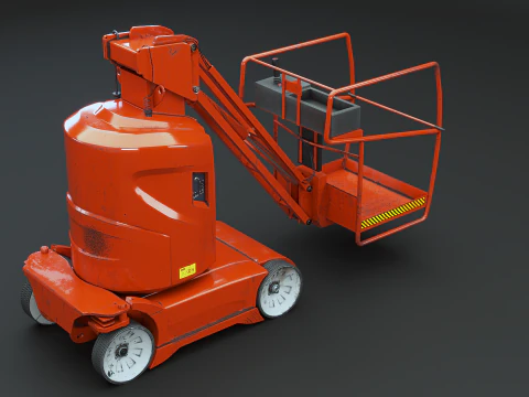 Used Electric Warehouse Boom Lift 3D Model