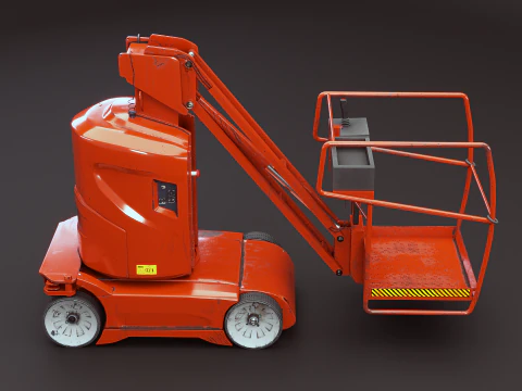 Used Electric Warehouse Boom Lift 3D Model
