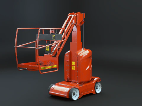 Used Electric Warehouse Boom Lift 3D Model