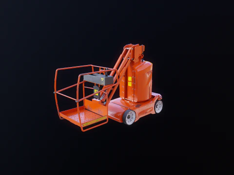 Used Electric Warehouse Boom Lift 3D Model