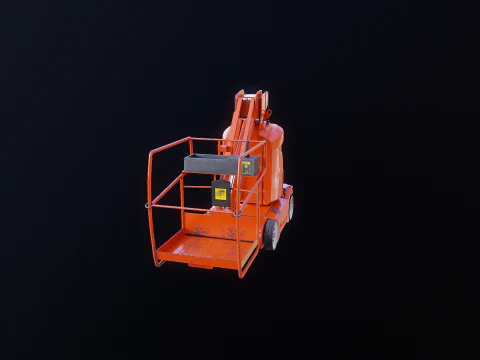 Used Electric Warehouse Boom Lift 3D Model