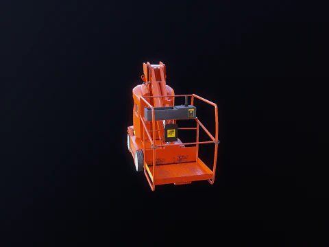 Used Electric Warehouse Boom Lift 3D Model