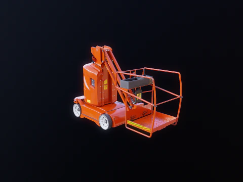 Used Electric Warehouse Boom Lift 3D Model
