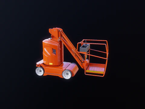 Used Electric Warehouse Boom Lift 3D Model
