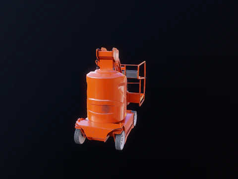 Used Electric Warehouse Boom Lift 3D Model