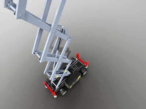 Scissor Lift - Game Ready PBR - 3 LOD 3D Модель