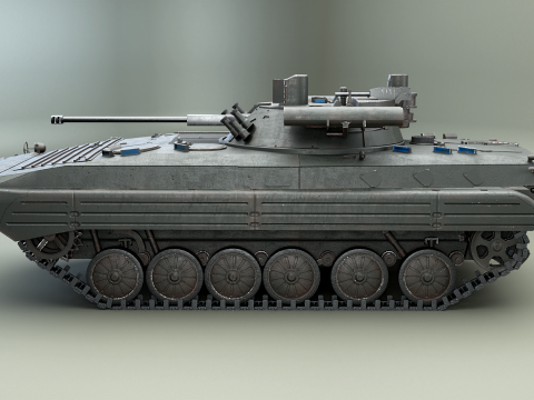 BMP-2M Modello 3D