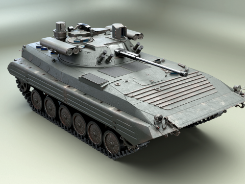 BMP-2M Modello 3D