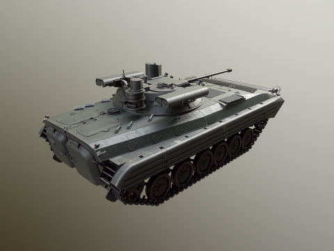 BMP-2M Modello 3D