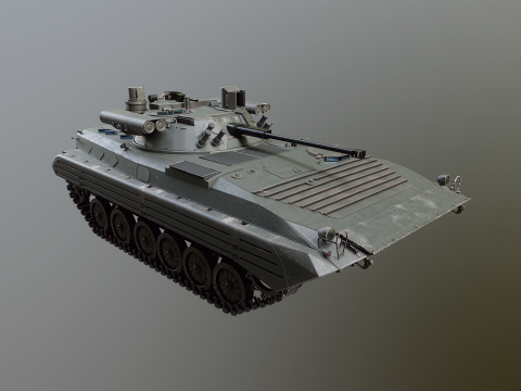 BMP-2M Modello 3D