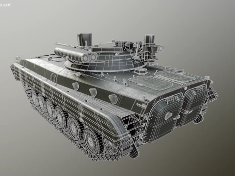 BMP-2M 3D Model