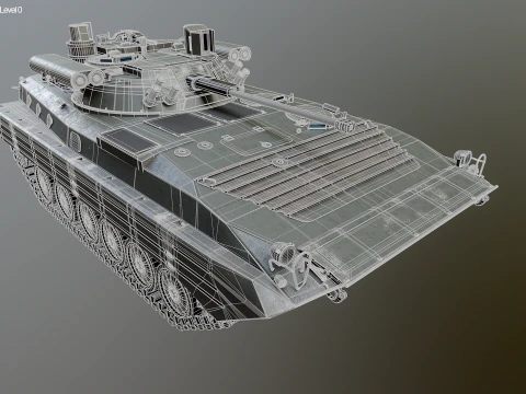 BMP-2M 3D Model
